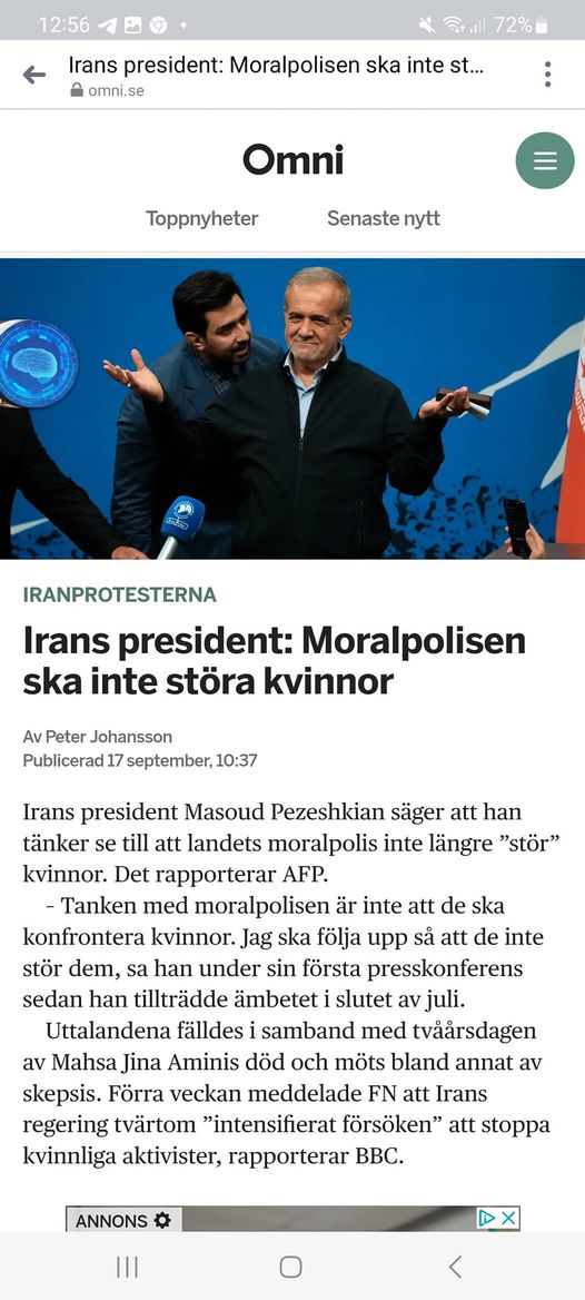 Irans President & Moralpolisen