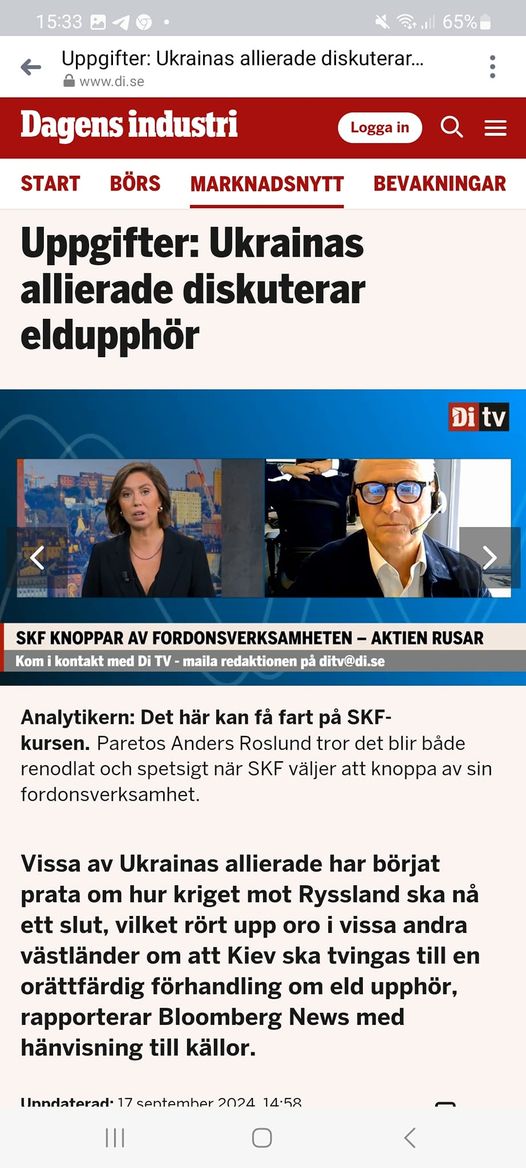Alliansoroande Eldupphördiskussioner