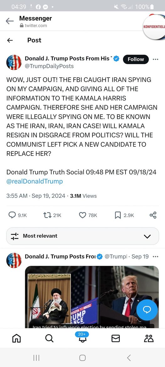 Trump-Spionerande Iran Gav Kamelkampanjen Information