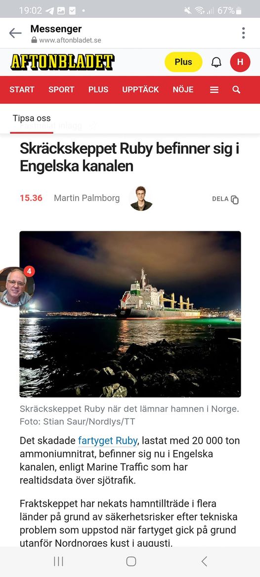 Skräckskeppet I Engelska Kanalen..