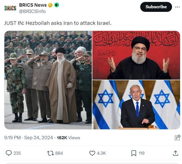 Hizbollah Ber Iran Attackera Israel