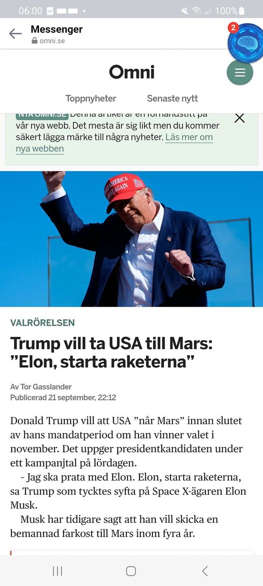 Musk, Trump & Marsraketer
