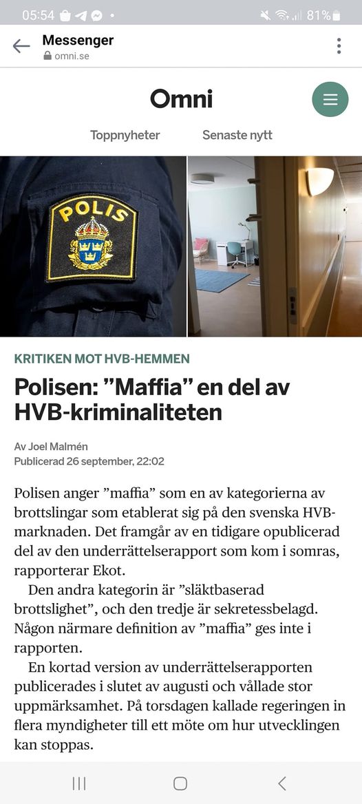 Maffia Del Av HVB-Kriminaliteten