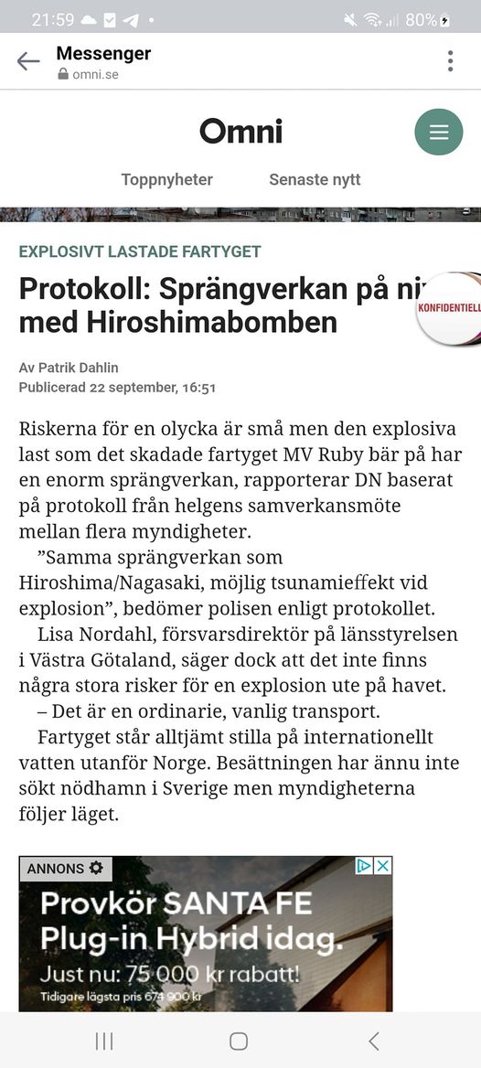 Hiroshimaexplosiv Fartygslast