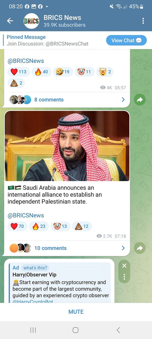 Saudiarabien & Internationell Allians För Palestinsk Statsetablering