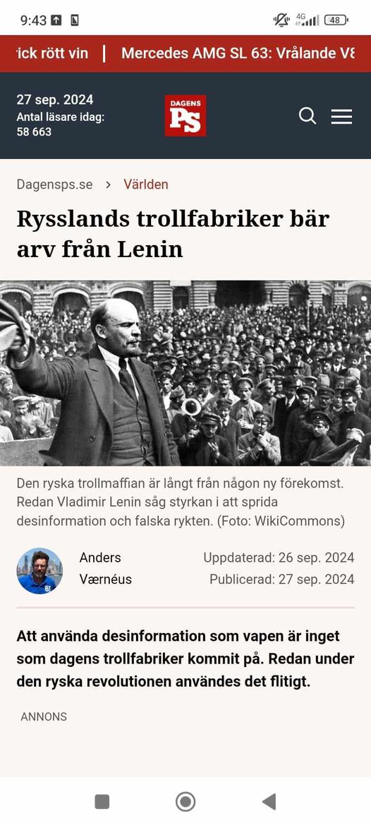 Gamla Trollfabriker & Desinformation