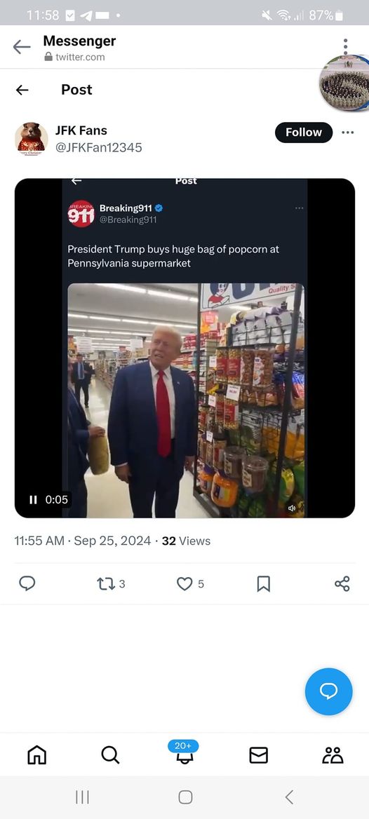 Trump Köper Popcorn