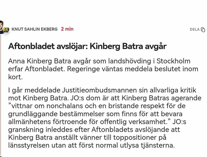 Kinberg Batra Får Gå