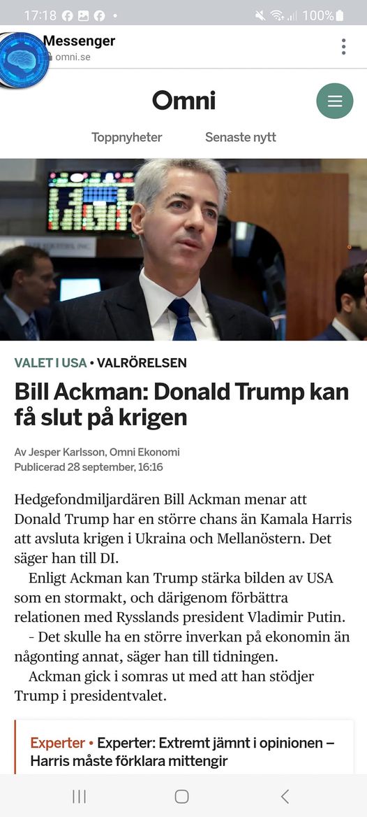 Ackman För Trump