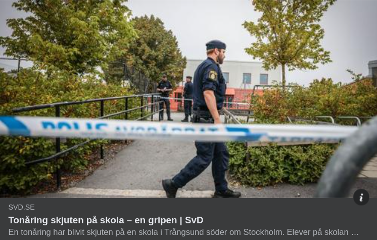Skolskjutning I Trångsund