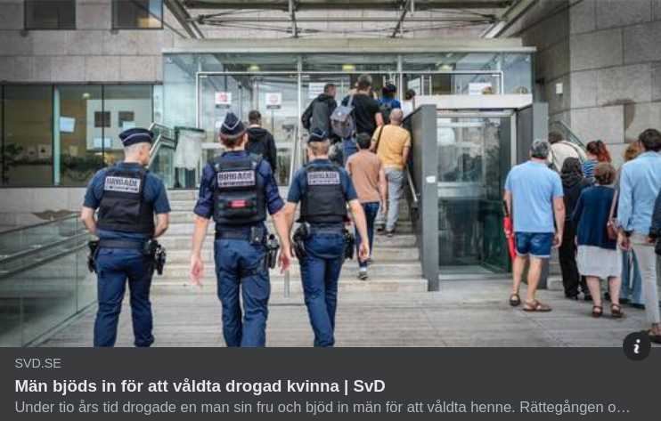 Drogad & Våldtagen Fransk Fru