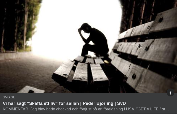 Skaffa Ett Liv I SvD