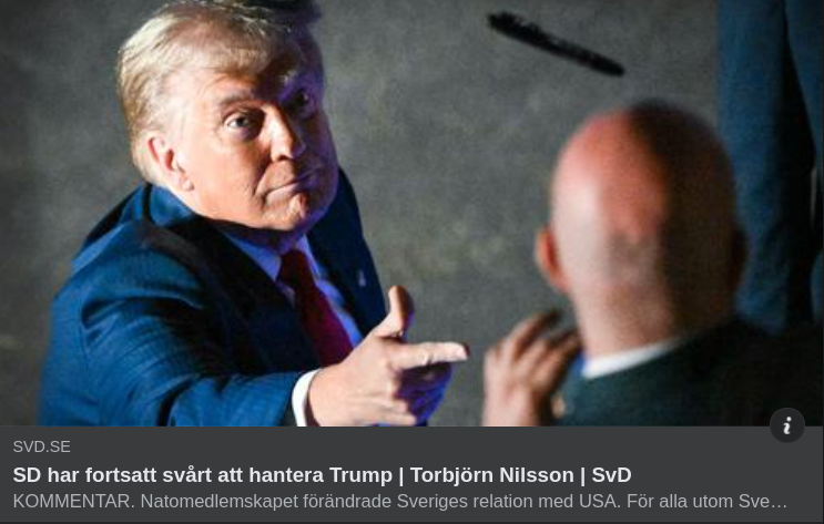 SD & Trump I SvD