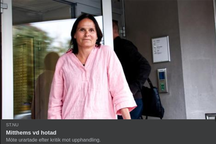 Ej Polisanmält Hot Mot Mitthems VD