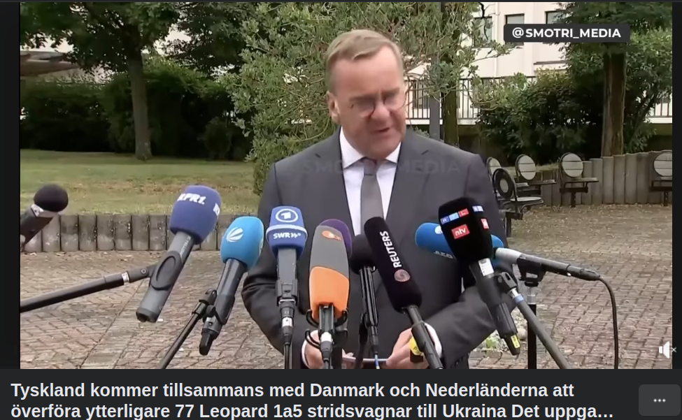 Militär Leveransdeklaration För Ukraina