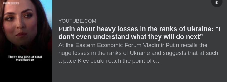 Putin Om Ukrainas Mänskliga Förluster