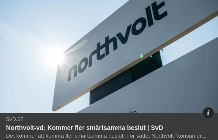 Northvolt Utlovar Fler Smärtsamma Beslut