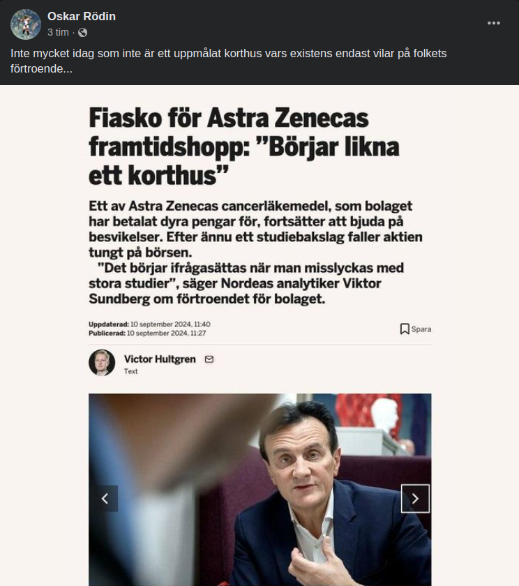 Astra Zeneca-Fiasko