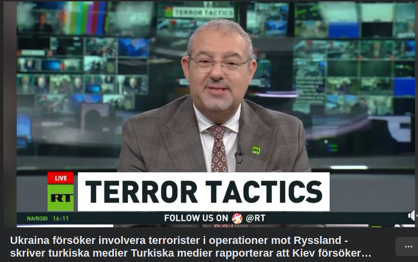 Turkiska Rapporter Om Ukrainsk Terroristinvolvering