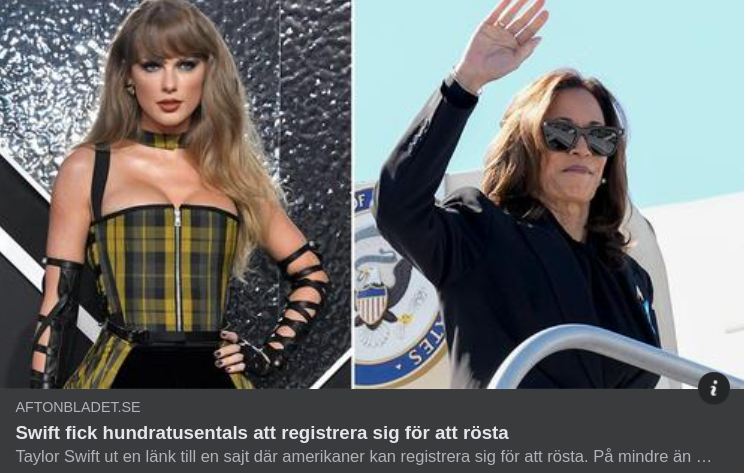 Swiftpåverkad Röstningsregistrering