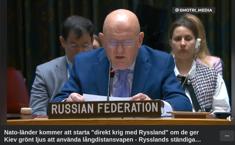 Rysk Ståndpunkt Deklarerad Även I FN