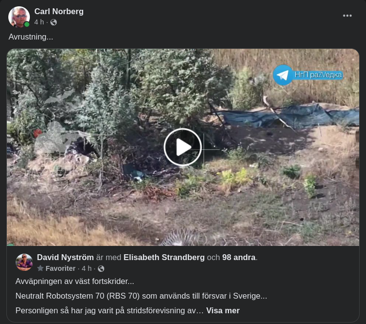 Avrustning Av RBS 70 I Ukraina