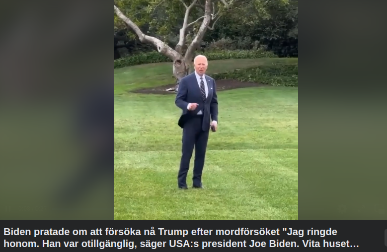 Presidentkontakt Efter Mordförsök