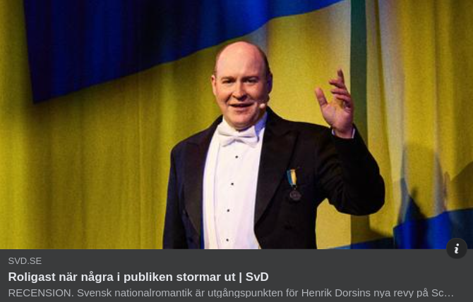 Bred Revyrecension I SvD