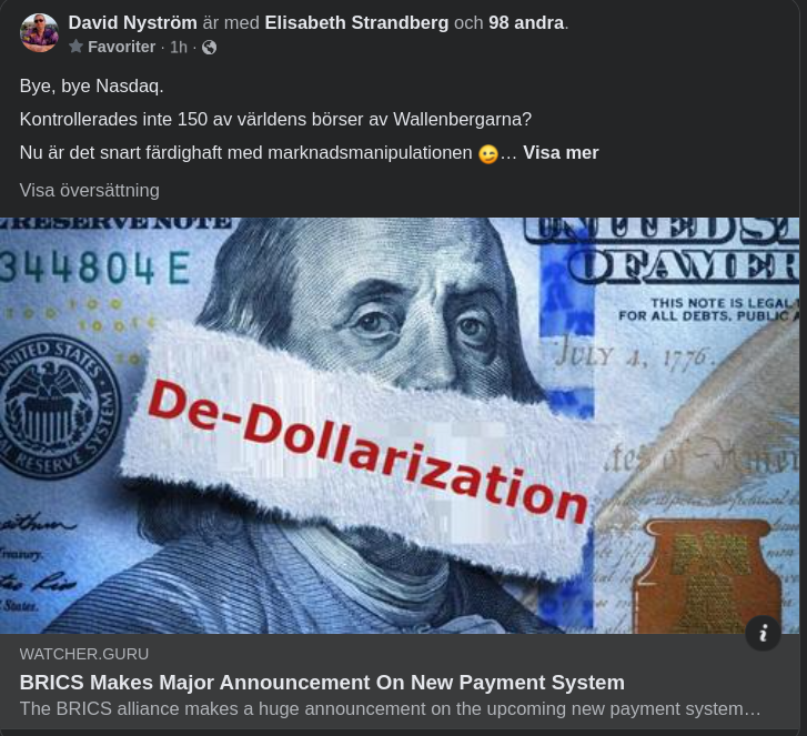 BRICS Om Nytt Betalsystem