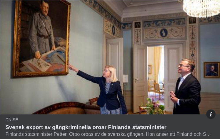 Svensk Gängkriminalitetsexport Oroar Finland