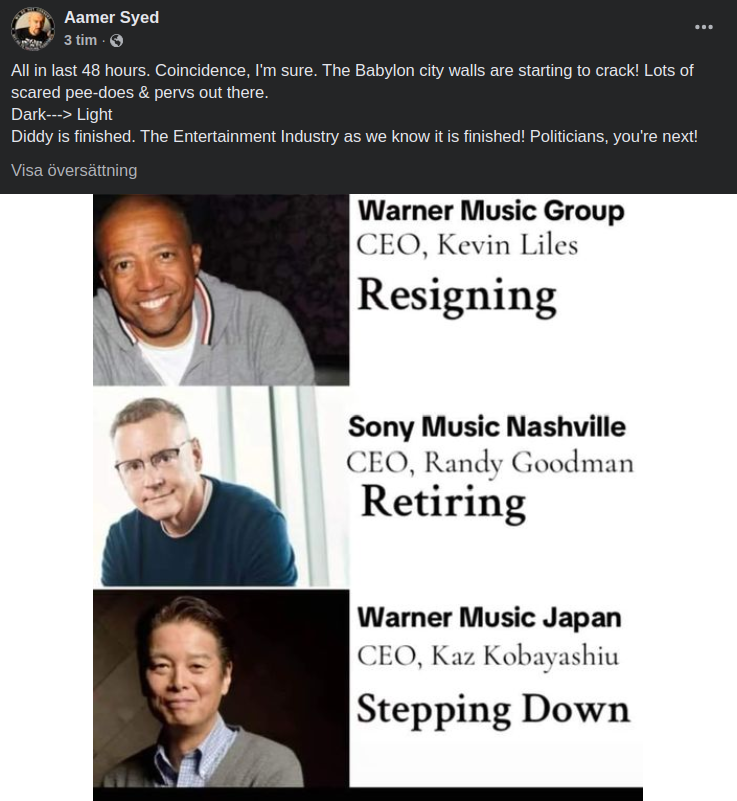 Avgångar Inom Nöjesindustrin