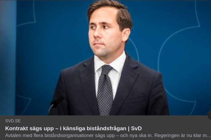 Bistånd & Uppsagda Kontrakt..
