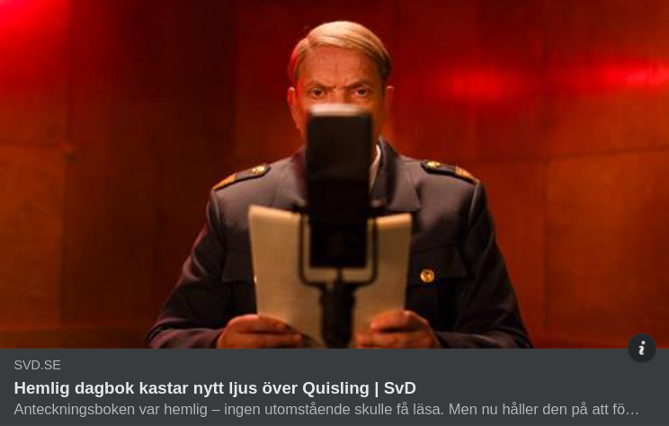 Nytt Ljus Över Quisling Efter Hemlig Dagbok