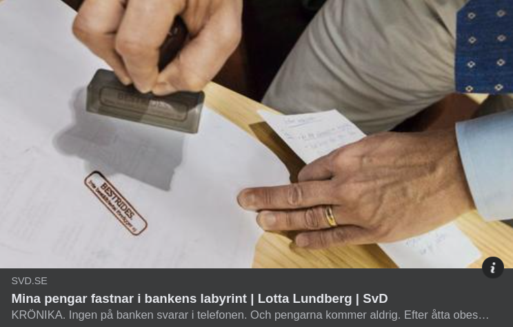 SvD Faxar I Tysk Banklabyrint..