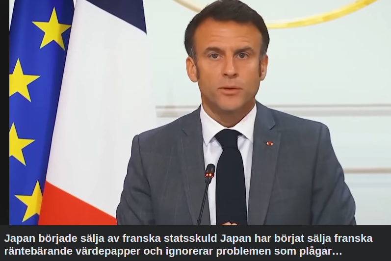 Japan Säljer Fransk Statsskuld