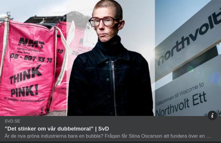 Stina Om Stinkande Dubbelmoral