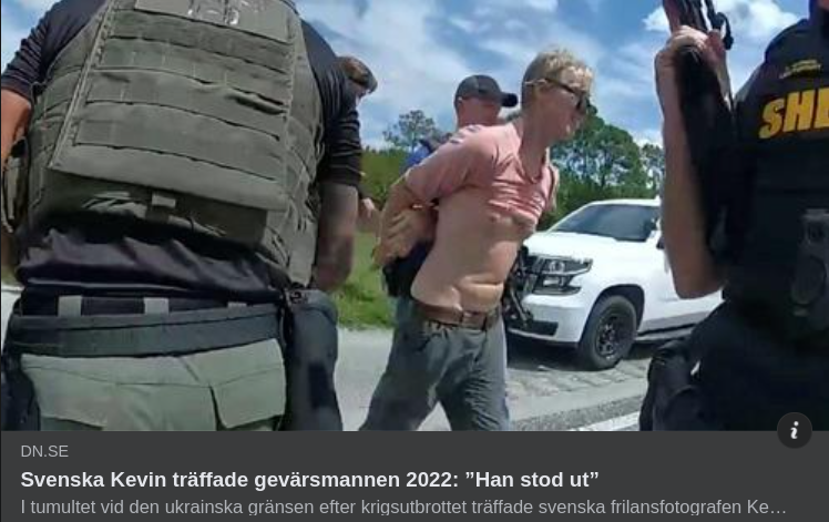 Svenskträffad Gevärsman I DN