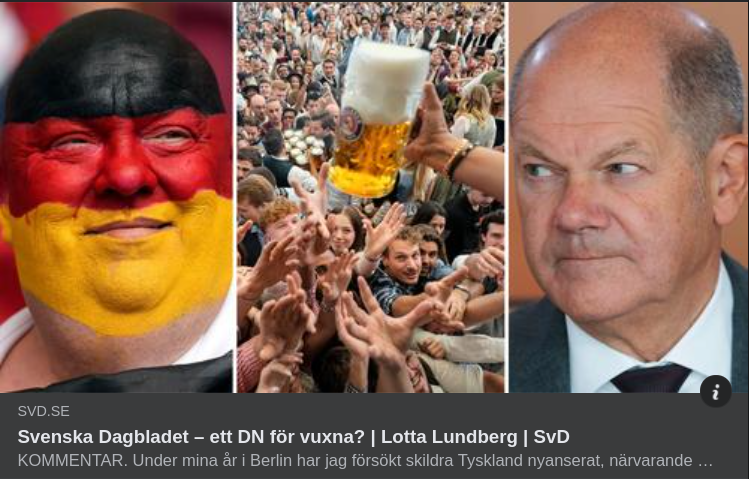 Tyskland I Svensk Media