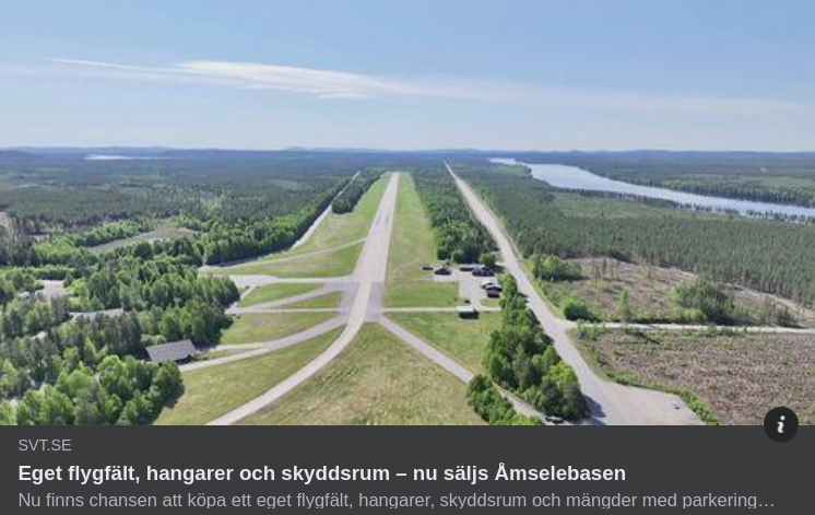 Åmselebasen Till Salu