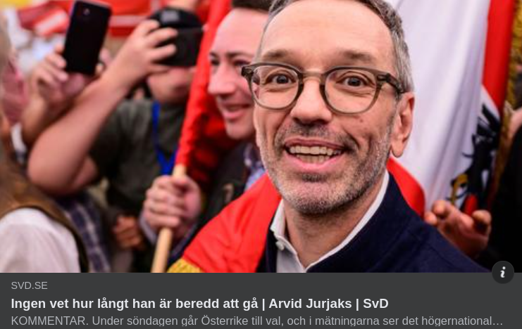 Högerpopulistiskt Österrike I SvD
