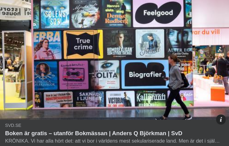 Söndagspredikan & Gratis Bibel I SvD