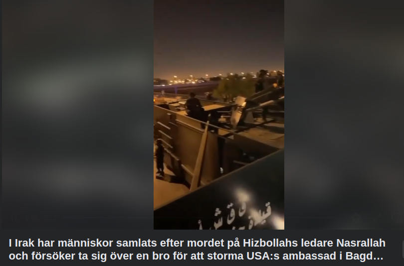 I Irak Efter Nasrallah-Mordet