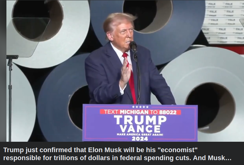 Trump Bekräftar Musk Som Ekonomiskt Nedskärningsansvarig