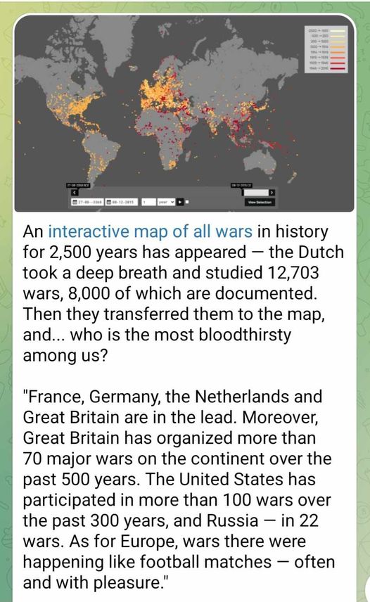 Interaktiv Krigskarta