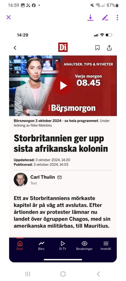 Sista Brittiska Kolonin Uppgiven