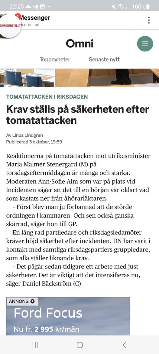 Säkerhetskrav Efter Tomatattack