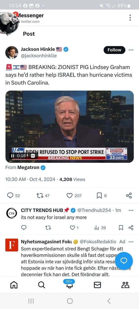 Lindsey Hjälper Hellre Israel