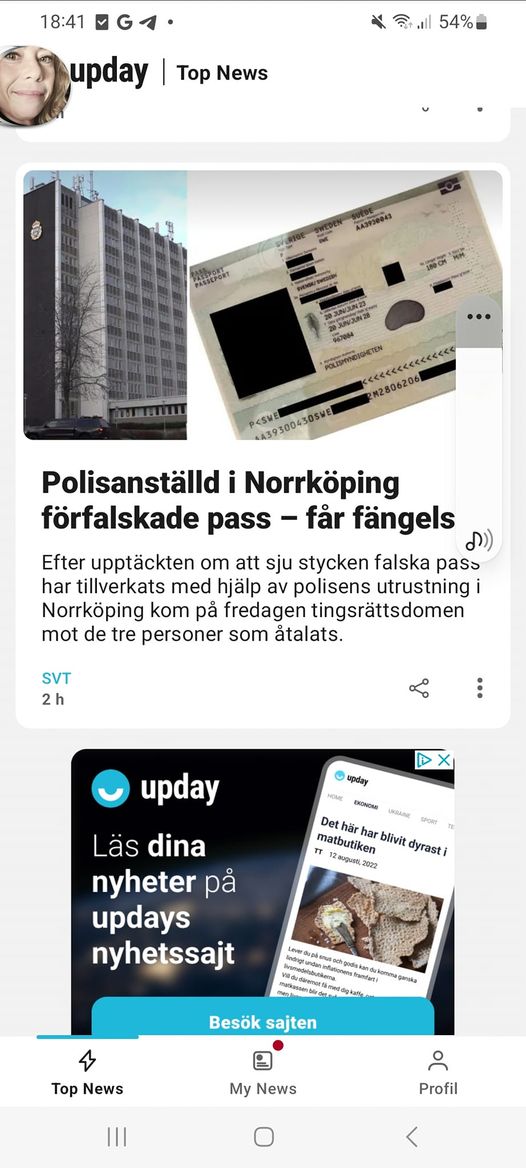 Fängelse För Passförfalskande Polisanställd