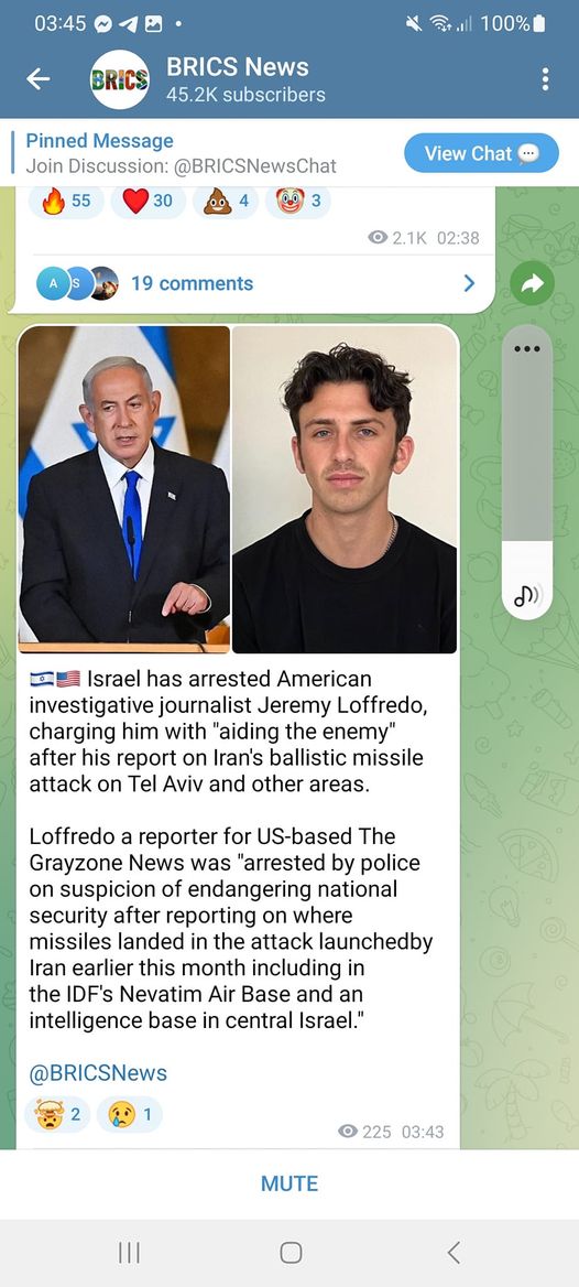 Israel Griper Undersökande Amerikansk Journalist