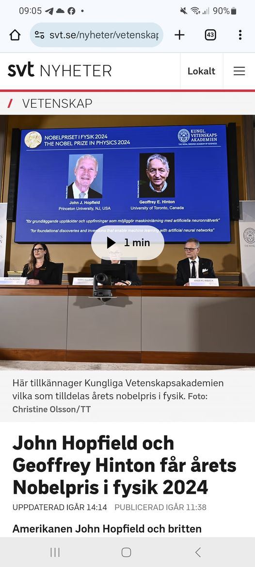 Nobelpriset För Maskininlärning